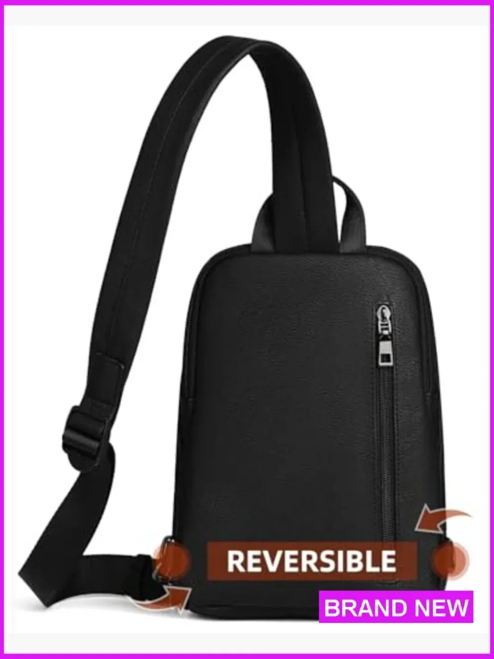 Sling Bag Crossbody Backpack with Tassels Lightweight Travel Purse